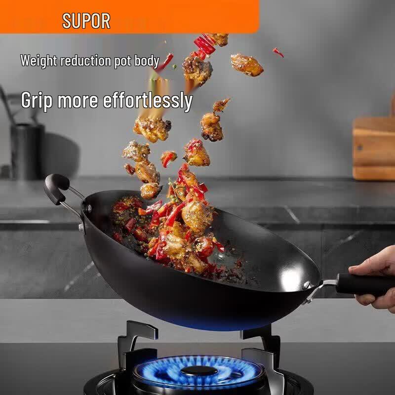 SUPOR True Rust-proof Cast Iron Wok