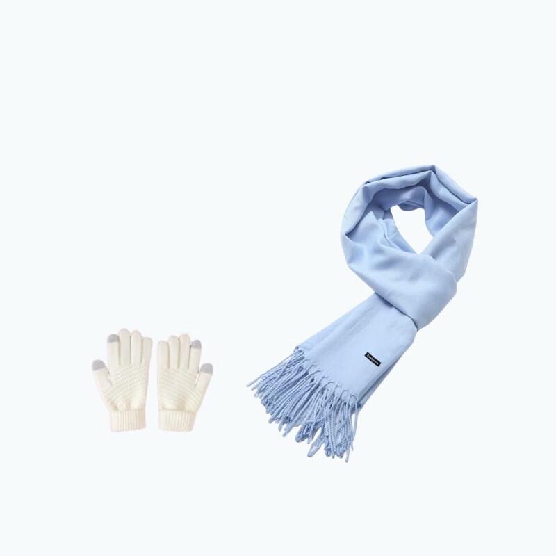 EILEI6050 Warm Winter Gloves Scarf Set