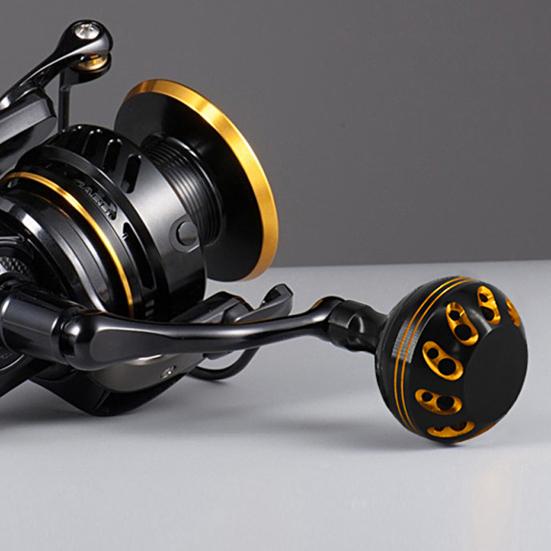 Fishing Reel Handle Knob Hollow Out Spherical Strong DIY Ultralight Modification Aluminium Alloy Wear-resistant Spinning Reel Grip Knob Fishing