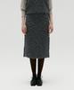 Soltipebeul Bold Knit Wool Skirt [Grey]