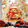 Static Cling Decorations Autumn Harvest Window Clings, Decorative Glass Sticker for Thanksgiving Home Shop Holiday Layout Decor, Removable PVC