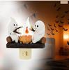Ghost Campfire Flickering Nightlight, Halloween Decoration, USB Powered, Creative Home Gift