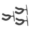 3Pcs Guitar Wall Mount Hanger Hook Bracket Iron Metal Holder for Bass Volin with Accessories