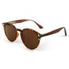 European and American personalized pin glasses legs sunglasses men's fashion round frame polarized sunglasses sunscreen sunshade glasses tide