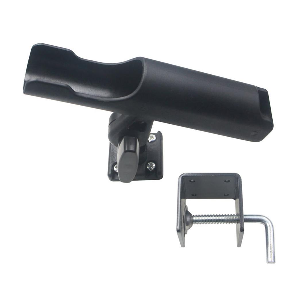 Kayak Fishing Rod Holder 360 Degree Adjustable Fishing Boat Rod Holder with Screw Mount On Boat Kayak Fishing Pole Rack