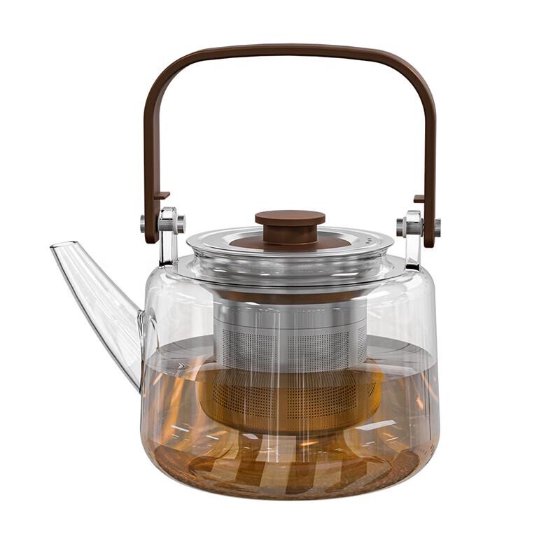 DESLON 650ml High Borosilicate Glass Multifunctional Tea Kettle