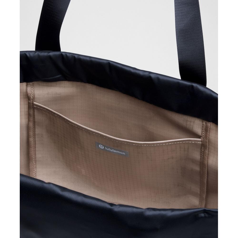 Lululemon Team Canada Ripstop Cinch Closure Tote Bag 20l  Cpc Logo Rock Dust