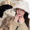 Adjustable Women Bucket Hat Faux Fur Lamb Wool Fisherman's Hat Plush Basin Cap Outdoor Activities