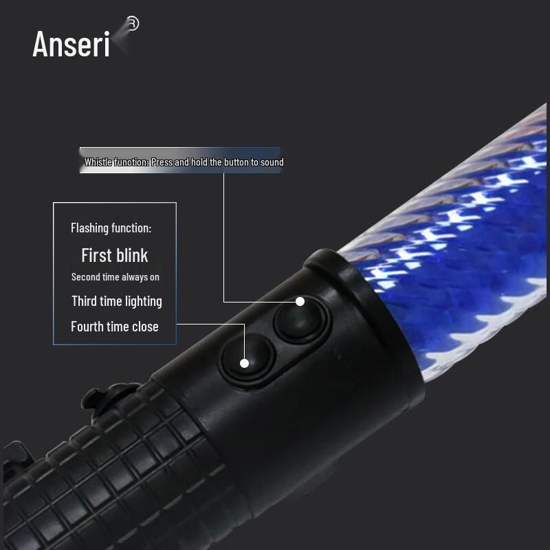 Rechargeable LED Traffic Command Baton