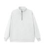 320g Stand Collar Half-Zip Unisex Hoodie - Trendy Loose Fit American Style