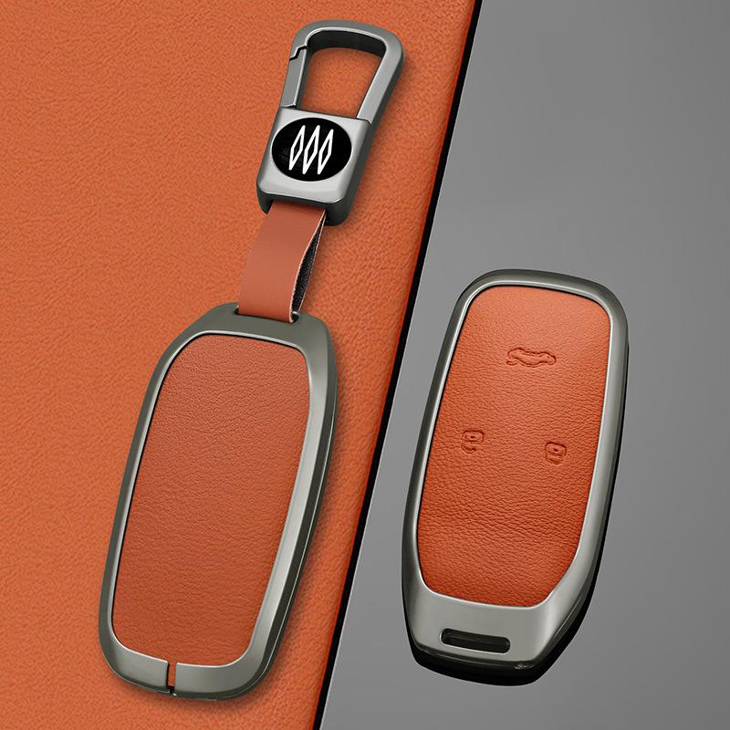 Changan Oshan Cos1° Car Key Case - Metal Shell Full Wrap with Buckle