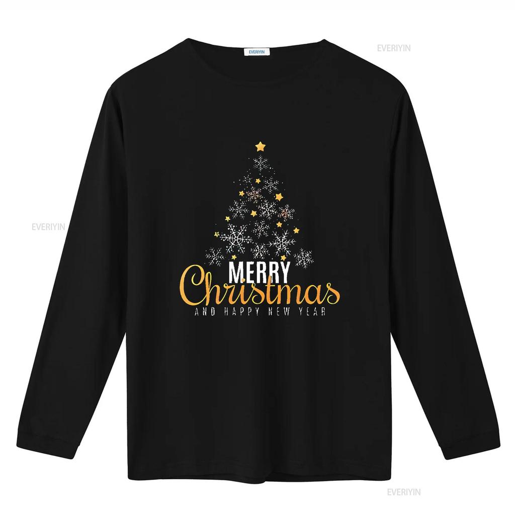 Merry Christmas And Happy New Year Cool Vintage Men s T Shirt with s Perfect King Black Middle vintage Washed