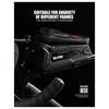 Classy-WILD MAN Waterproof Bicycle Front Bag With Touch Screen Phone Holder Mountain Bike Front  Bag Black+Red