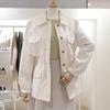 Z252MSF017 Linen Blend Work Jacket
