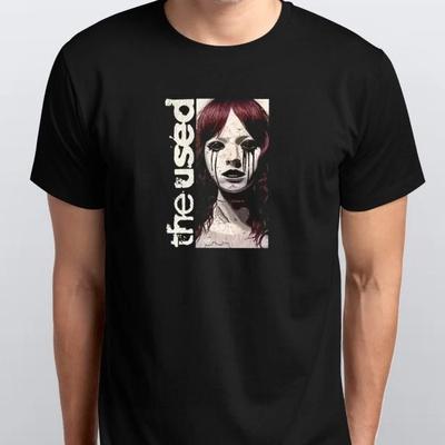 VTG The Used Band Artwork Unisex 100% Cotton T-shirt Mens Tees Top S M L XL XXL 3 4 XL Colours Black