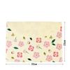 lulubelle Clear Button Set of Color Capybara and Floral Waterproof Convenient for Document Home Storage Stationery of 4 Floral File, A4, Closure,