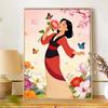 Disney Mulan Flower Butterfly Diamond Paint Painting Art Kit Handmade DIY5D Home Decor Gift