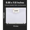 Forvencer Binder Pocket, 10 Pack Super Heavyweight Plastic Folders with Tight Closure, Folders with Pockets Side Loading, Binder Organizer, Binder