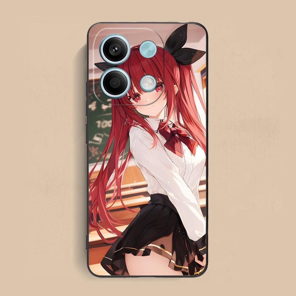 Date a Live Kotori Itsuka Matte TPU Mobile Phone Case for Xiaomi Redmi Note 14 13 12 11 S Pro Plus 4G 5G Colorful Printing Cover