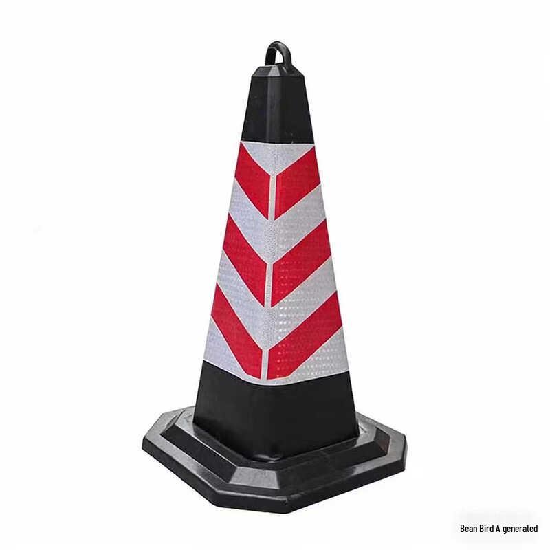 DAXTE Reflective Rubber Traffic Cone