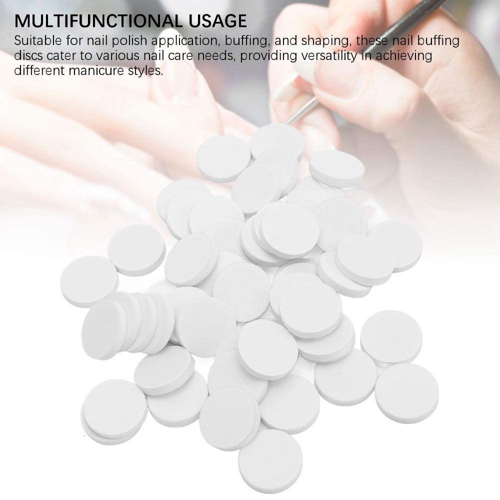 50pcs 25Mm Diameter Replaceable Nail Polishing Disc Daily Nail Grinding And Polishing