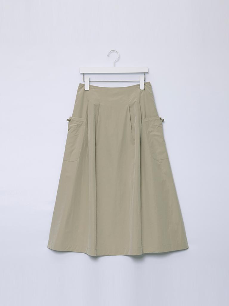 SPNK Synthetic Fiber Utility Skirt_Beige