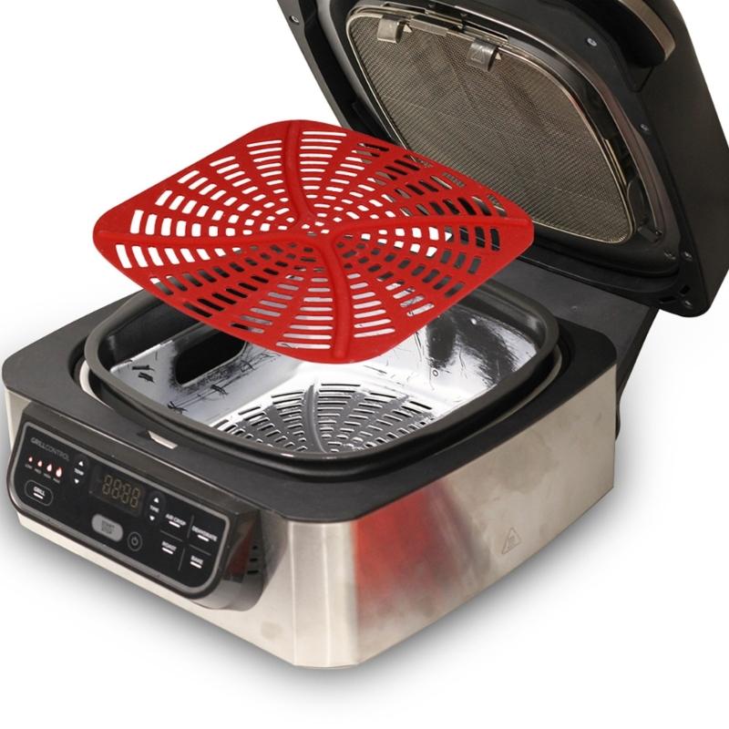Stainless Steel Splatter Shield Replacement Silicone Liner Set Reusable Indoor