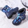 Autumn/Winter High-Top Kids Winter Snow Boots Cotton Shoes Fluffy Wolf Teeth Non-slip Warm Girls Snow High Top Sports Shoes