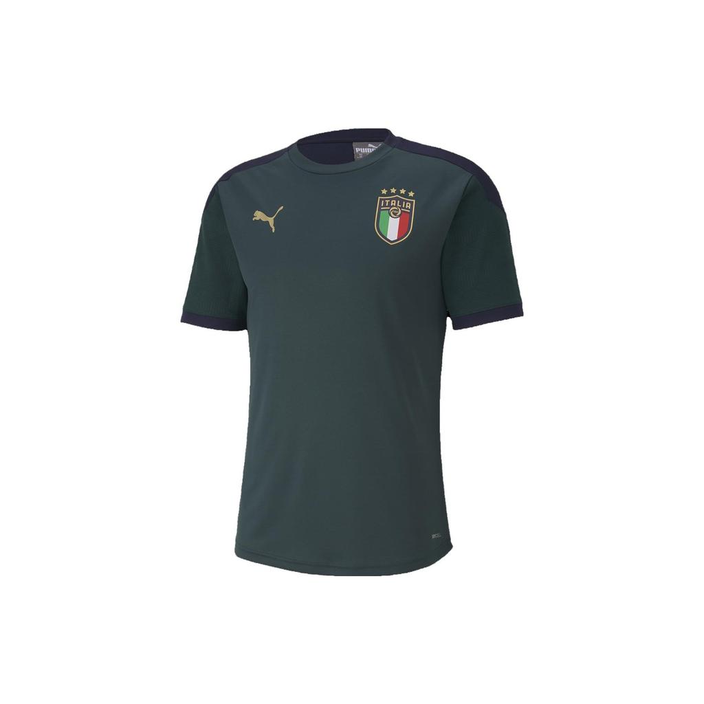 Mens Shirts T Shirt Italia Puma Puma Men's Football-themed Plain Polyester Shirt 2018/19, Regular