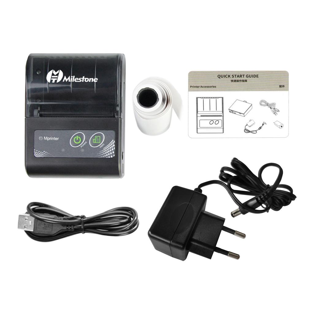 Stampante Termica Bluetooth Per Ricevute - Portatile Con Batteria, Compatibile Con Android E IOS