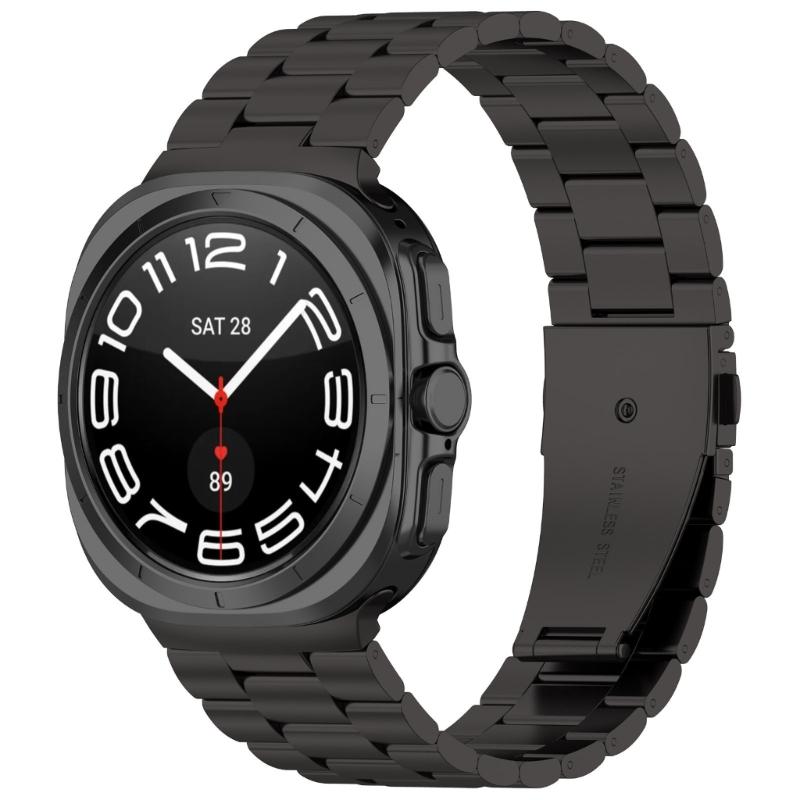 Waterproof Watch Strap Wristband for Watch Ultra 47mm Sports Watch Metal Band Anti-scratch Sweatproof Strap