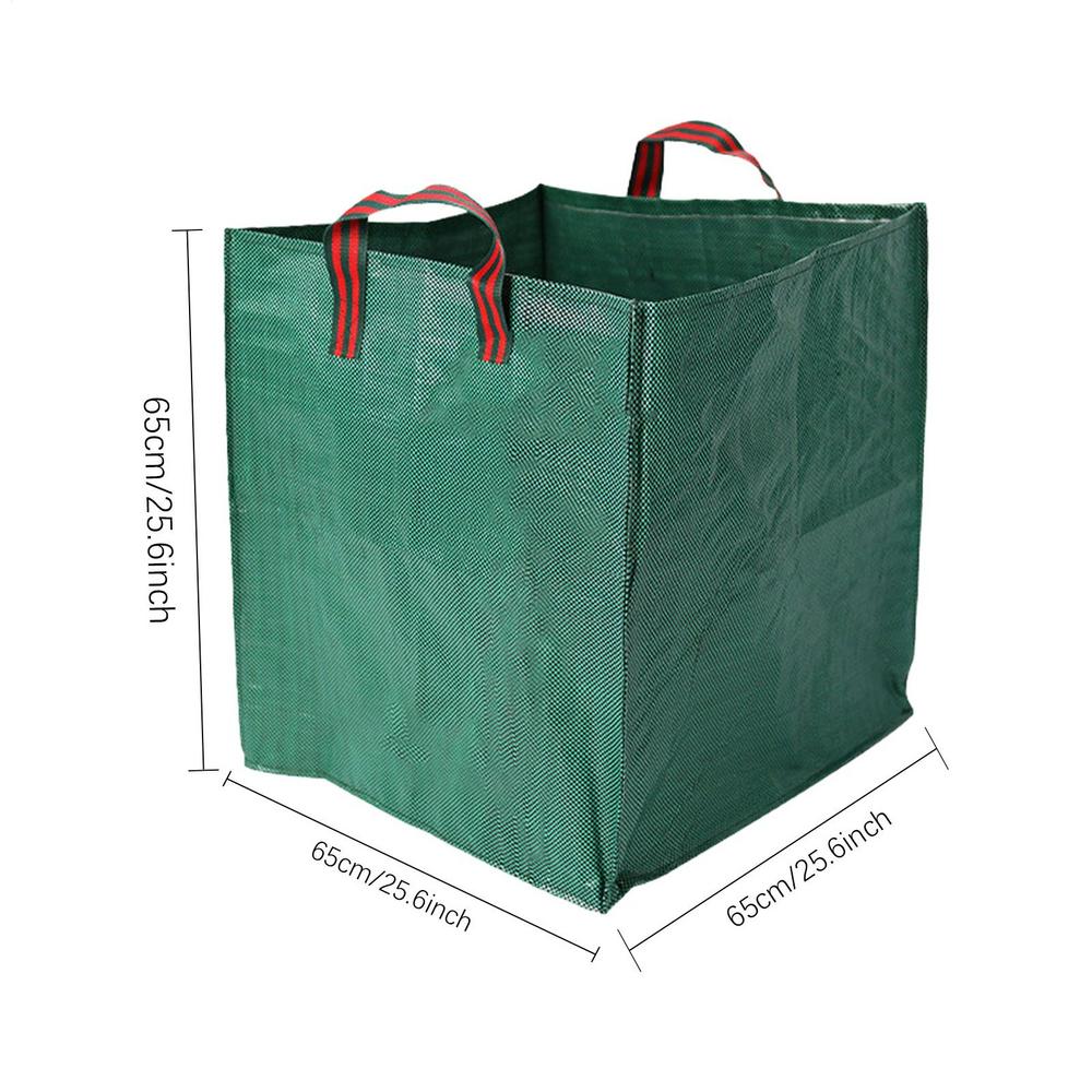 Reusable Leaf Bags 125/270L Lawn Bags Garden Clippings Bags Yard Trash Bags Harvest Straw Bags Leaf Collector Lawn Bags