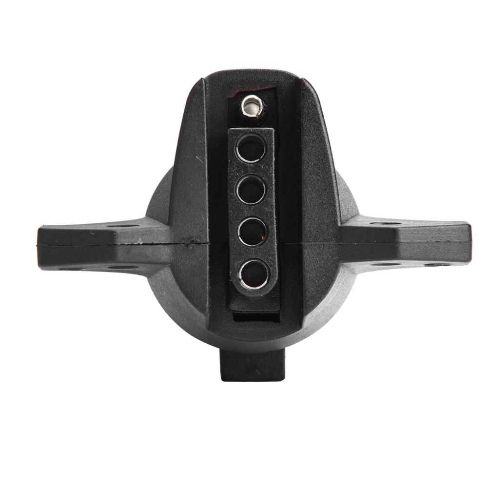 Adaptador de Fiação para Reboque 12V 7 Pinos Lâmina RV para 5 Pinos Plano Conector Plugue Luz de Reboque