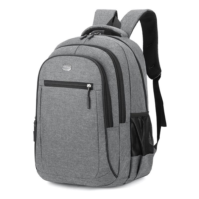 Computer backpack men's backpack business large capacity simple schoolbag junior high school students