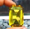 Superb Quality Offer 108 Carat Emerald Shape Yellow Citrine Certified Lab Created Gemstone SN642