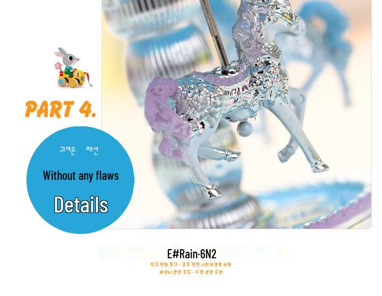 Kinder Blinkendes Karussell Spieluhr - Heimschmuck & Musikalisches Geschenk