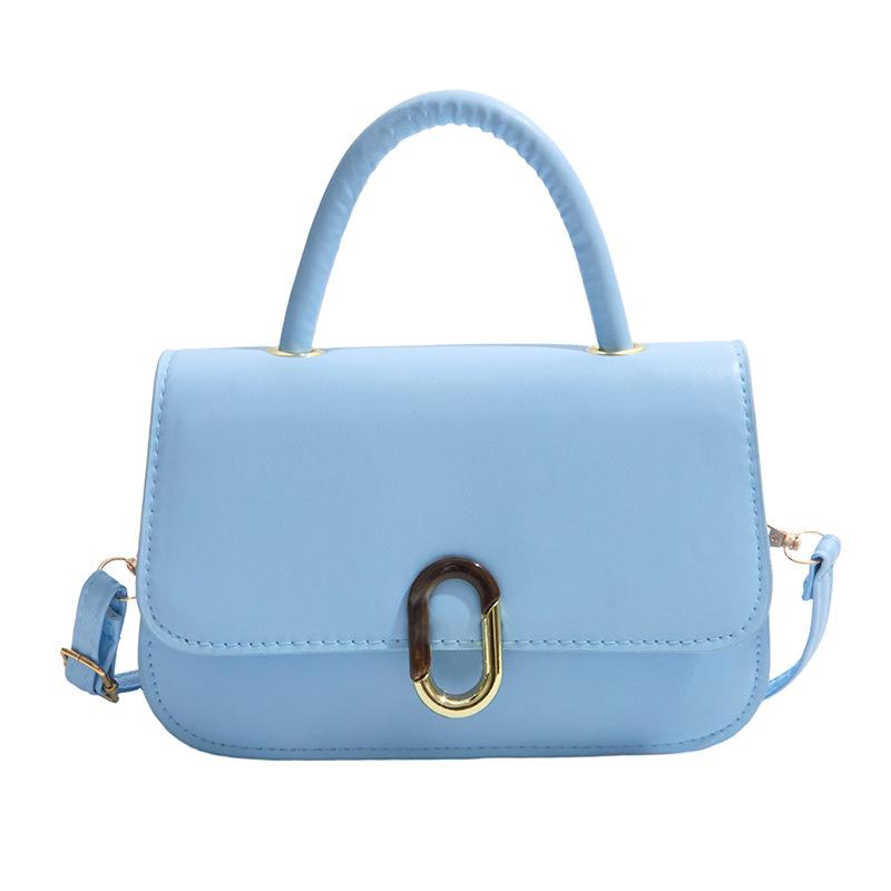 

Simple hand bag small square bag spring and summer new fashion sense shoulder bag trend elegant temperament messenger bag