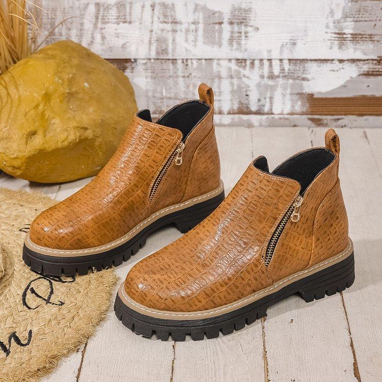 

Large Size Short Boots Women s High Top Casual Short Boots Women s Style Fashion Women s Martin Boots 43 оранжевый