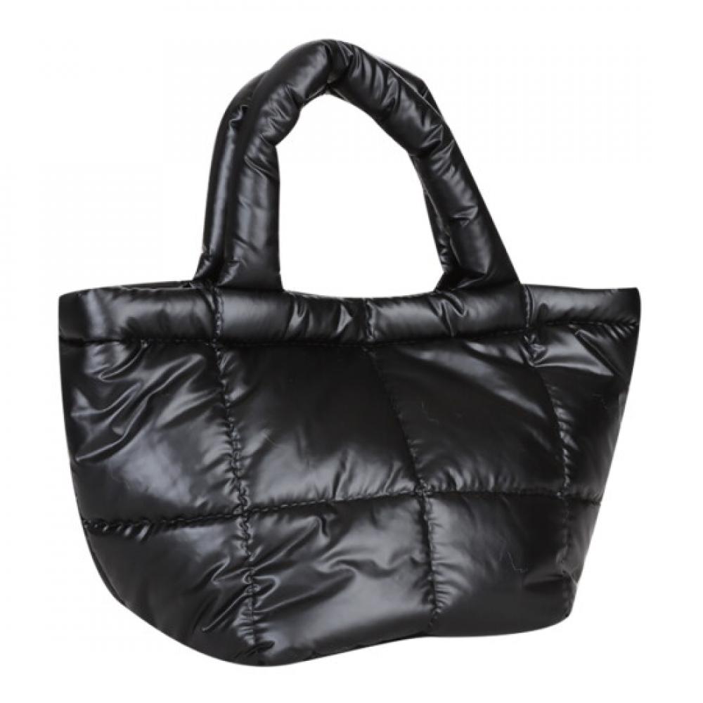 Shop Women S Thick Padded 2way croSSbody Tote Bag Black J Nn wBag 0907 Black