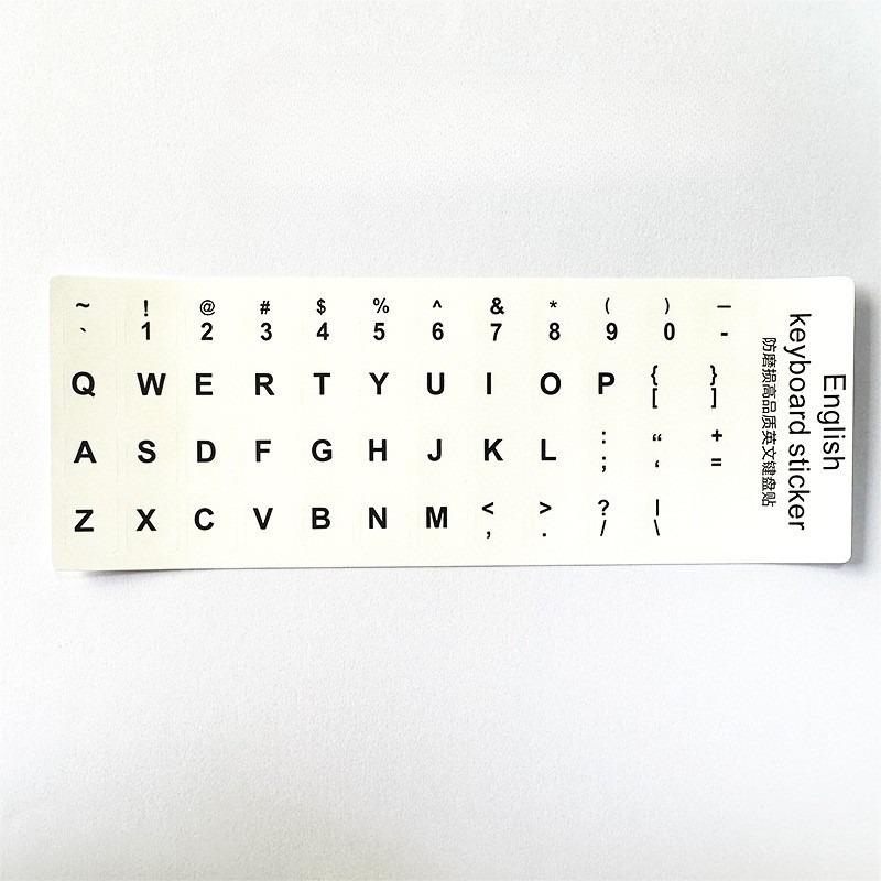 English Spanish Italian Korean Keyboard Stickers Frosted PVC Language Keyboard Sticker For Laptop Desktop PC