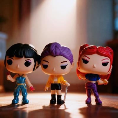 Mini Kpop Demon Hunters Figure Model Derpys Tiger Rumi Mira Zoey Sussy Figurine Doll Toys Fans Collection Christmas Gift