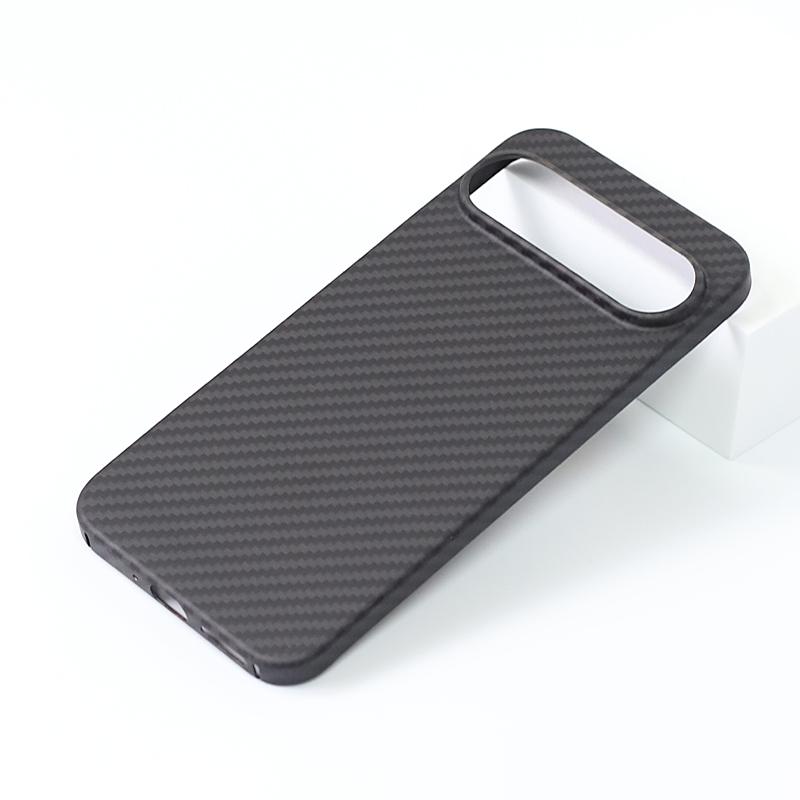 YTF-Carbon Carbon Fiber Case for Google Pixel 9 Pro XL Anti-fall Aramid Fiber Case Design Pixel 9 Cover Thin and Light