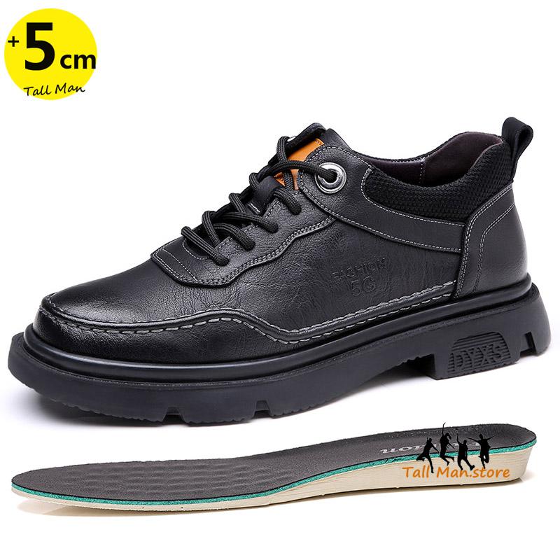 

Кроссовки для мужчин с увеличенным ростом, стелька для мужчин, 5 см, кожа, весна-осень 38