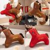Plush Horse Toy For Chinese New Year Celebration With Soft Cotton Fill For Holiday Decor
