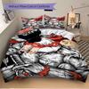 3pcs Ninja Turtles Bedding Set. Soft and Comfortable with No Core Included (1x Duvet Cover + 2x Pillow Covers) Yy251031046