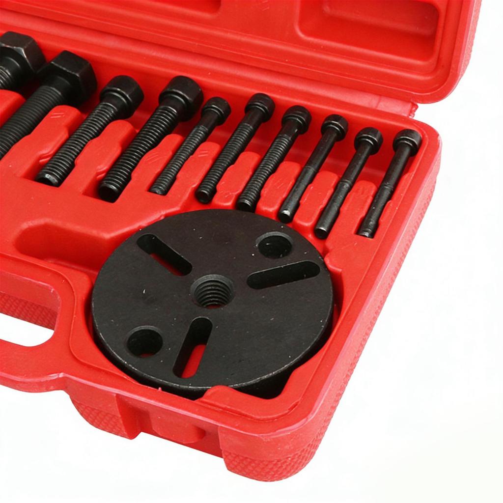 Air Conditioning Clutch Removal Tool AC Compressor Remover Installer Puller 14 Pcs Car AC Repair Kits For Automative Vehicle Car