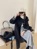 2025 Autumn/Winter Trend: Women's Long Slim Woolen Coat with Pockets, Double-Faced Cashmere.