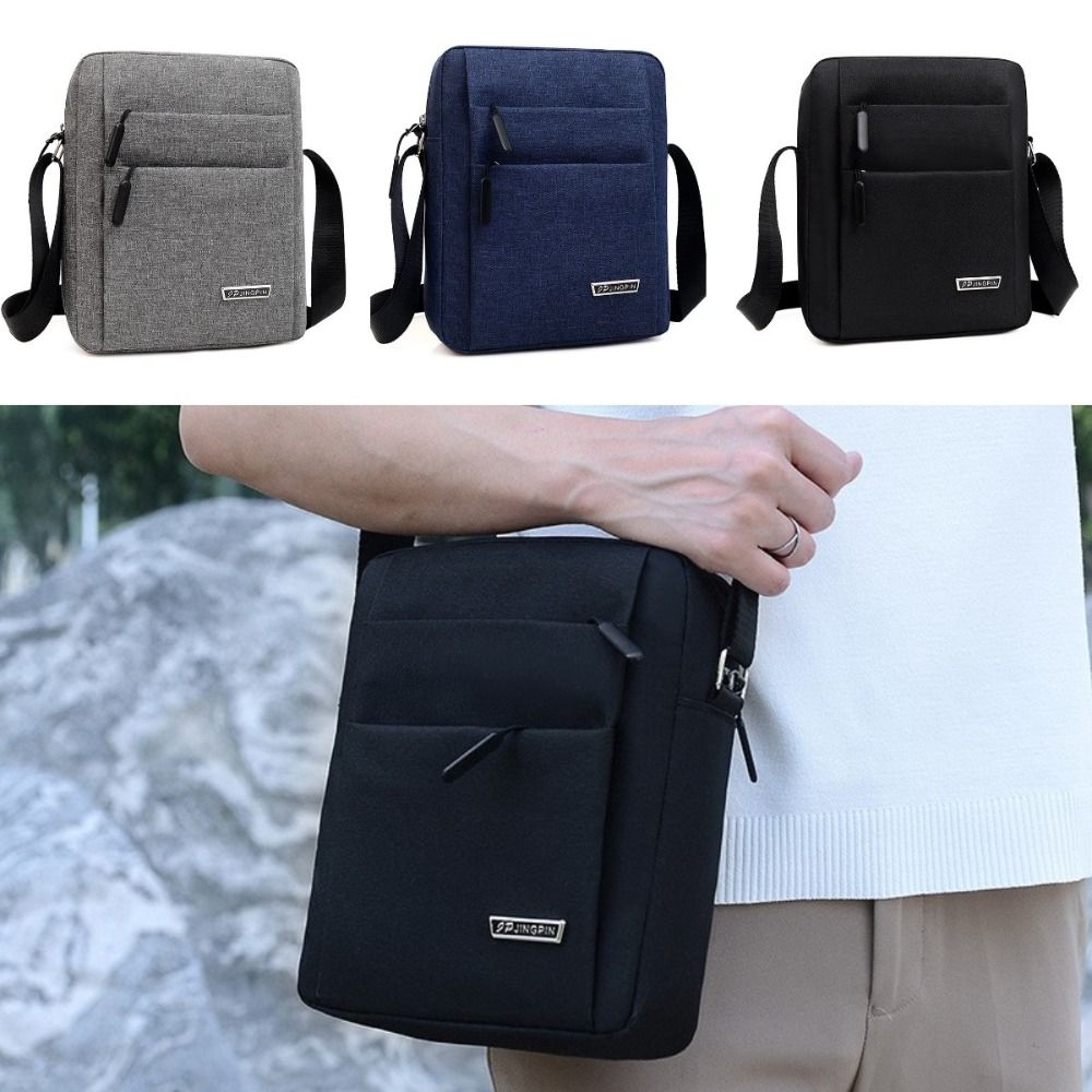 

Регулируемая полосатая сумка-слинг с большой вместимостью Crossbody Sling Bag Многофункциональная нагрудная сумка Business