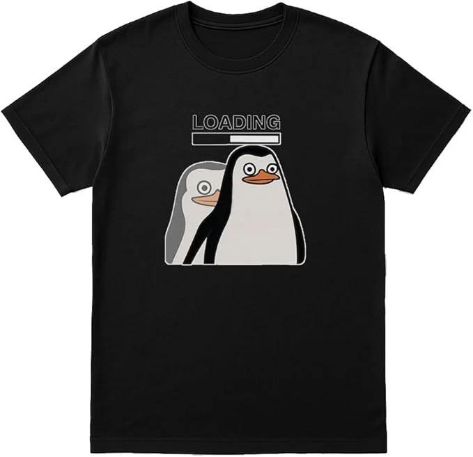 Loading Penguin Shirt – Funny Animal Meme Tee M