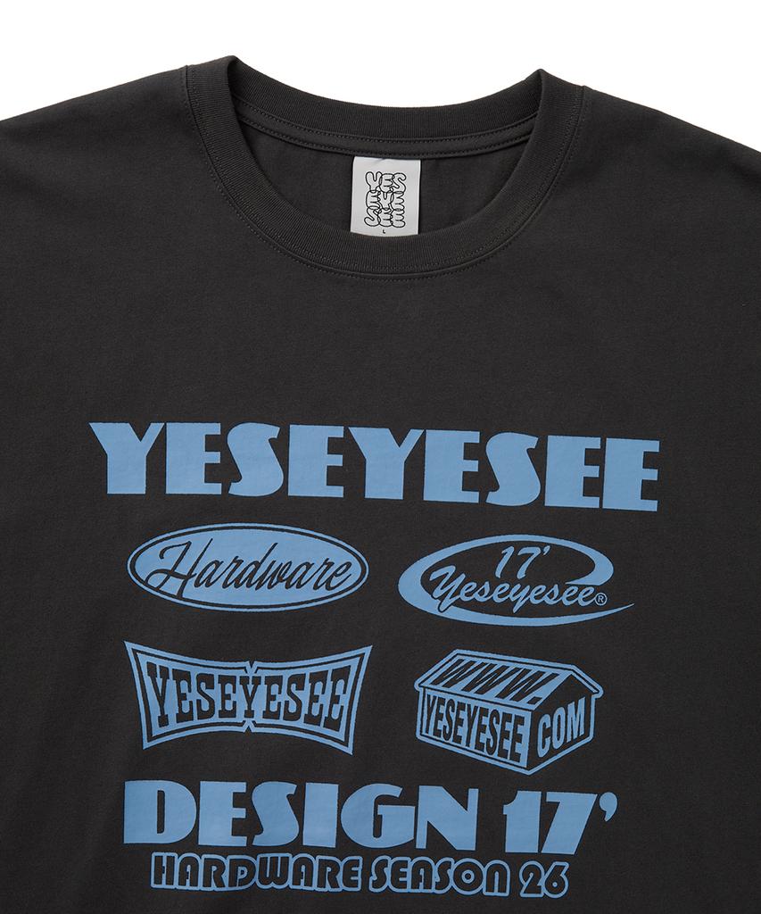 YESEYESEE Y.E.S Hardware Tee Charcoal